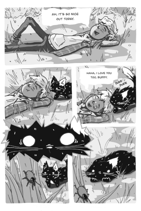 dweedy and the bush cats issue one sample page